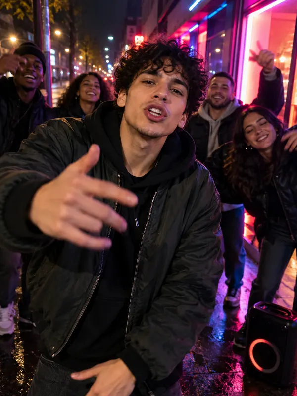 Preview of the Street AI rap video scene